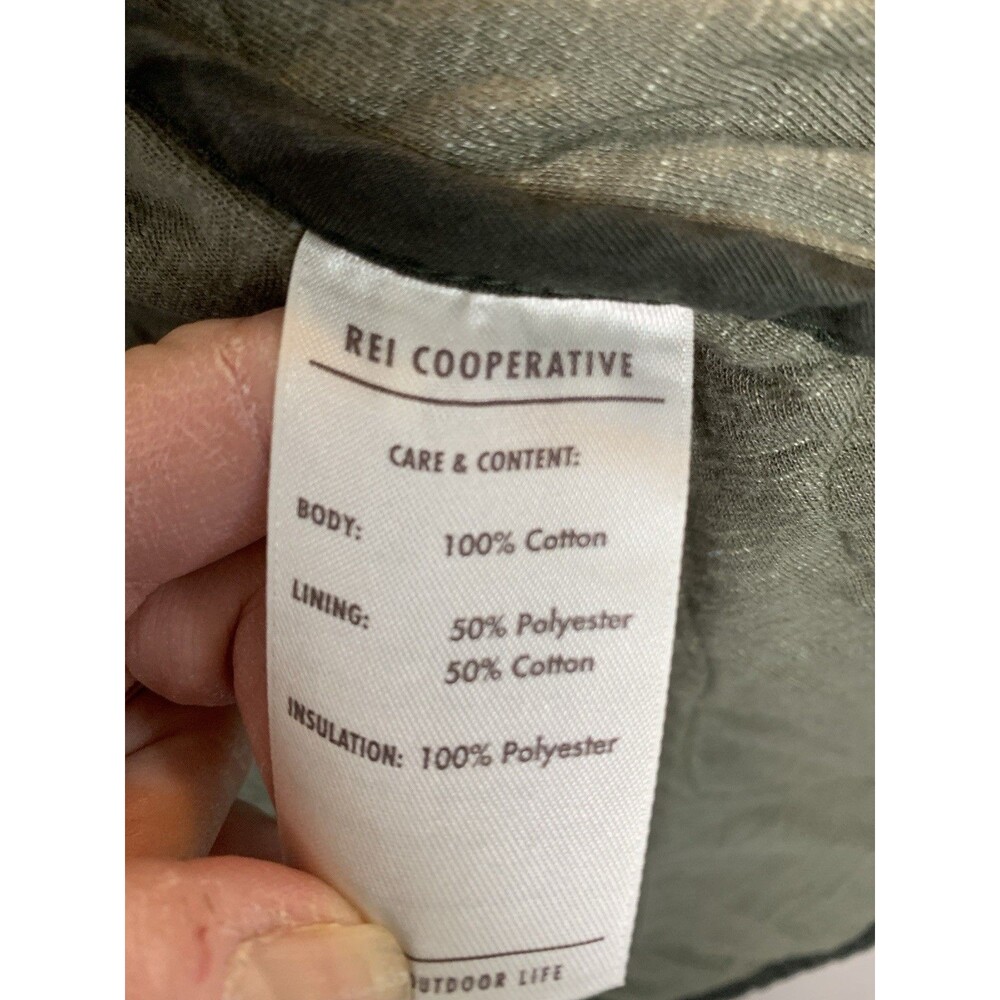 REI Co-Op Jacket Women Size XL Green Norseland Corduroy Quilted Military Snaps - Picture 4 of 8